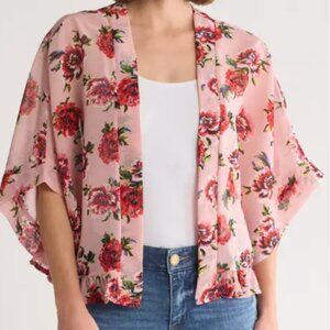 Rose Print Cardigan by BCBGgeneration